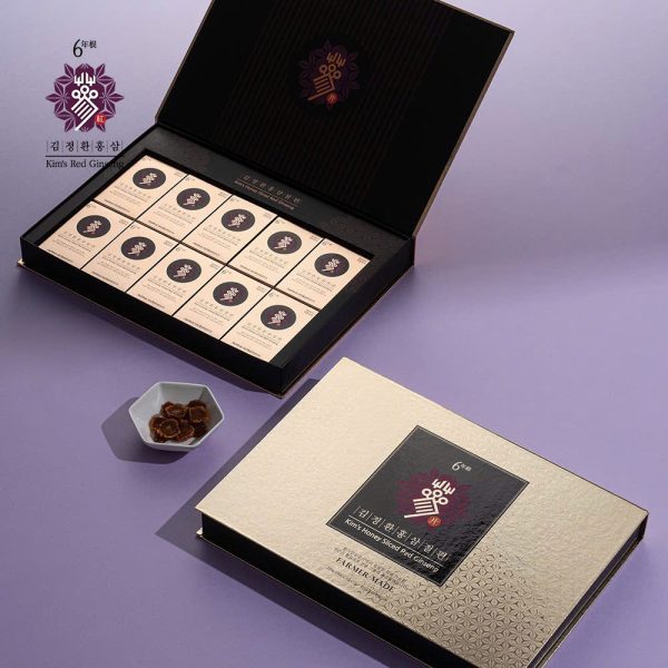 Hồng Sâm Thái Lát Tẩm Mật Ong Kim's (10 gói x 20gr) Hồng Sâm Thái Lát Tẩm Mật Ong Kim's (10 gói x 20gr)